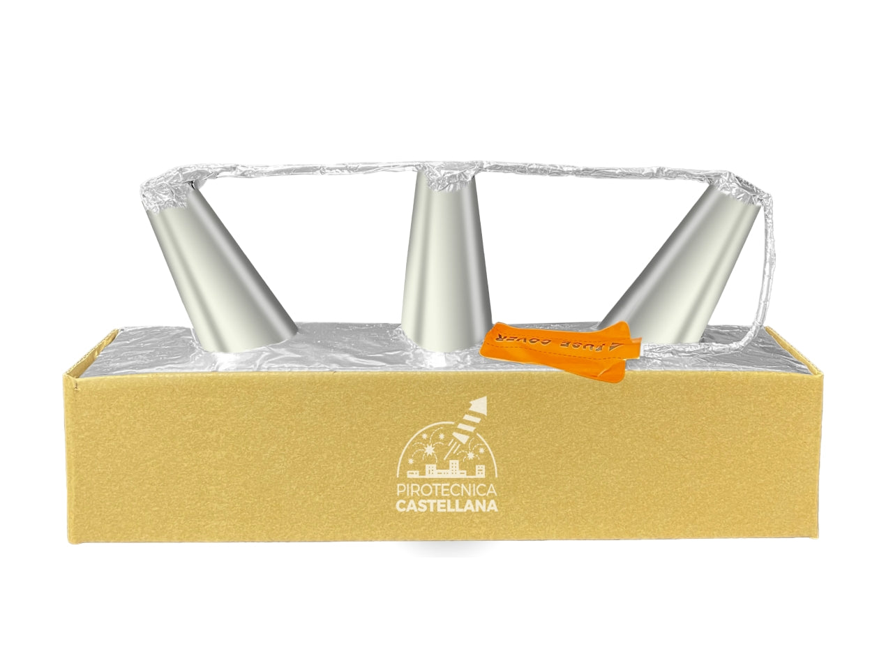 Ventaglio 3 vulcani oro