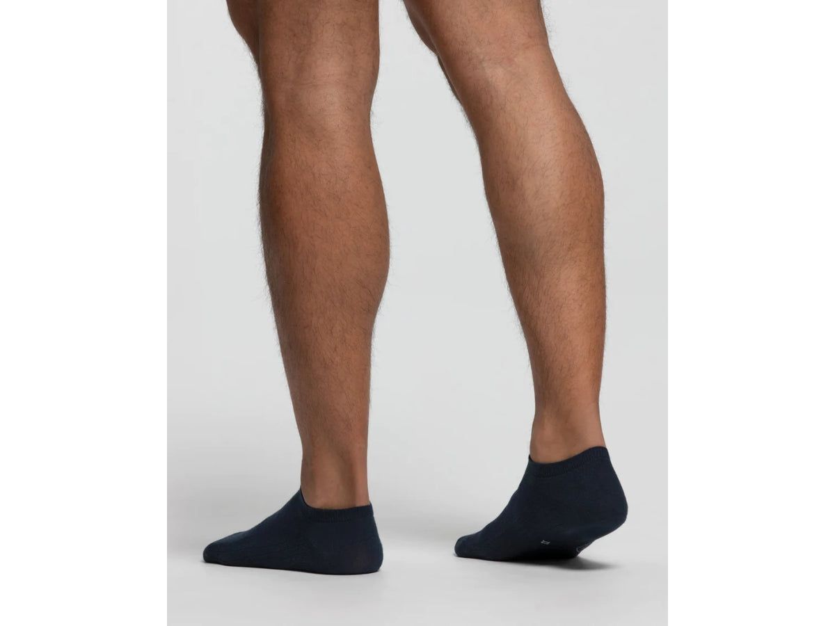 Minicalza in cotone pompea da uomo set da 3 paia colore blu taglia 43/46