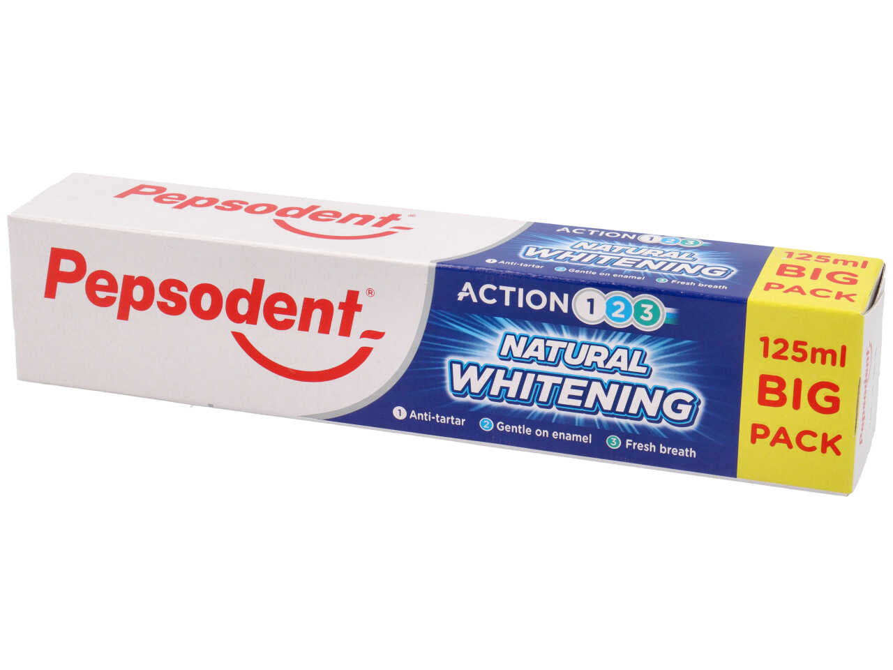 Pepsodent dentifricio 125ml natural whitening $
