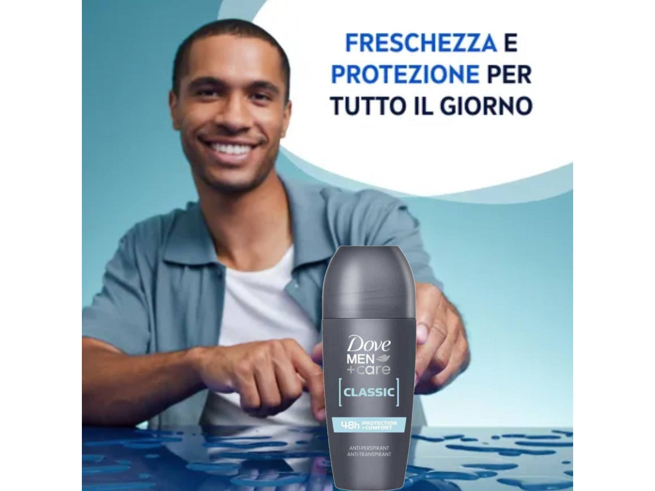 Dove deo roll-on 50ml men classic new pack$