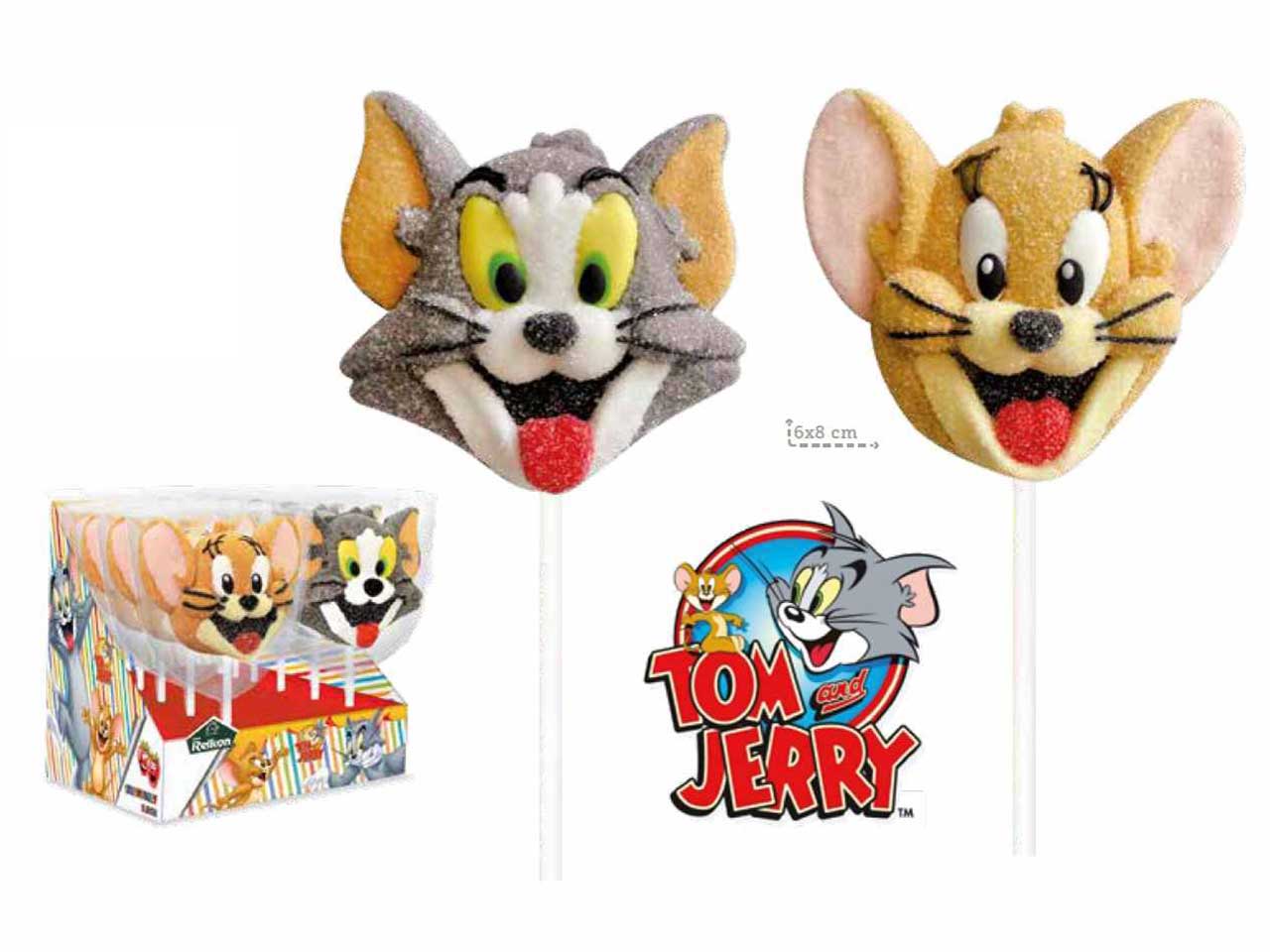 Lecca mallow tom & jerry 45gr, assortiti