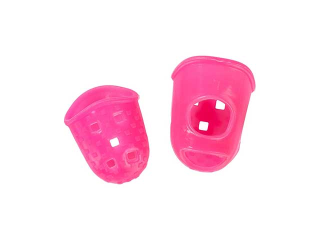 Presi per ago 2 pezzi silicone rosa 611103