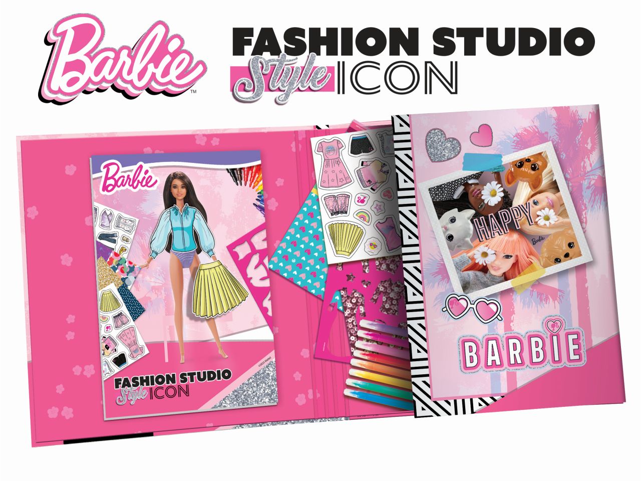 Barbie sketchbook style icon fashion studio