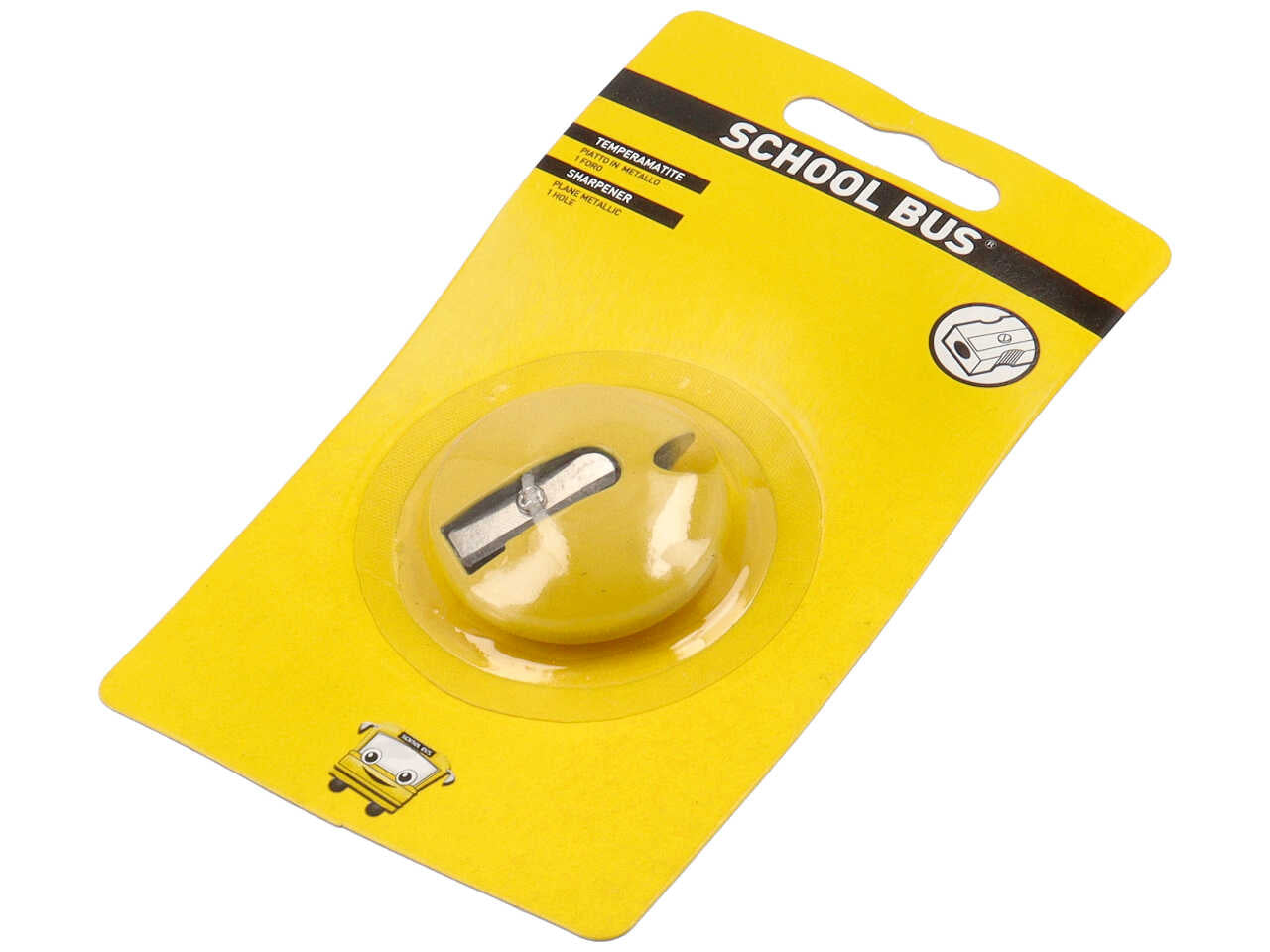 temperamatite piatto in metallo 1 foro