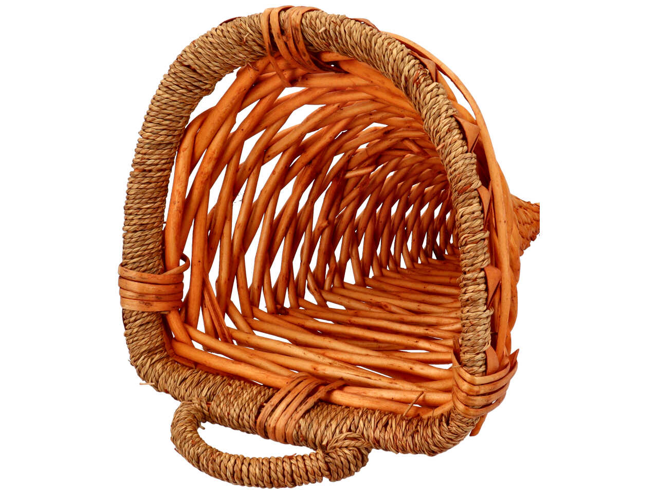 Cornucopia in vimini h.48cm con manico