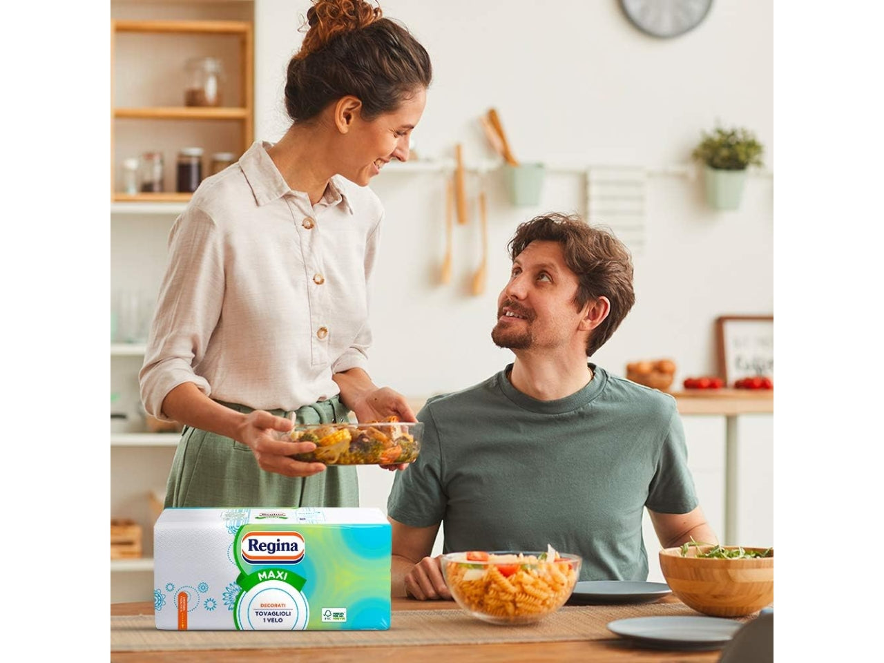 Regina tovaglioli maxi 29x33cm decorati$