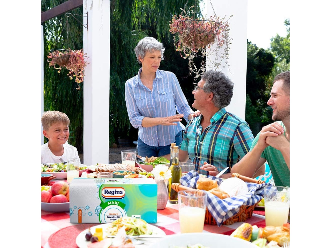 Regina tovaglioli maxi 29x33cm decorati$