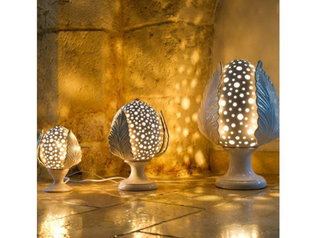 Pomo lampada 20cm.  pumlamp20