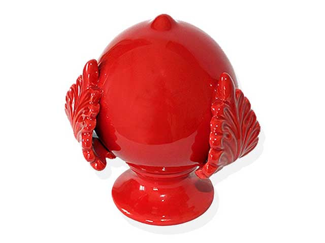 Pomo rosso grande 13cm pum04006