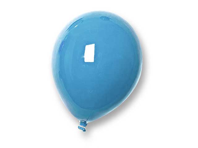 Pallone 12cm celeste ball12ce