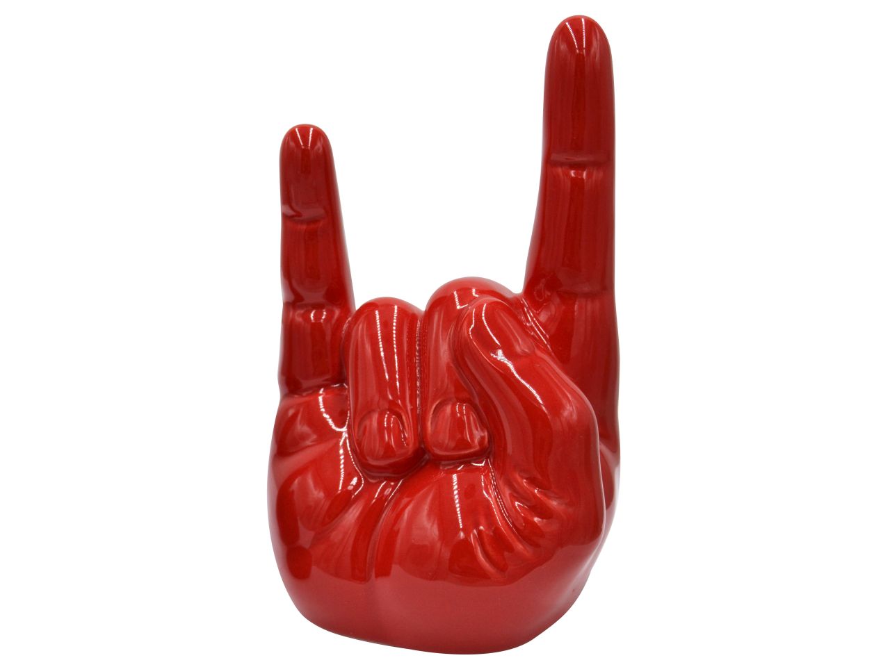 Mano colore rosso grande