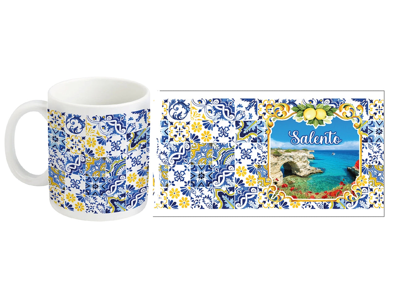 Tazza maiolica in ceramica Salento