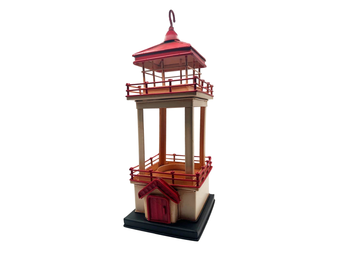 Faro  portacandela 11,5x10,5x28,5cm