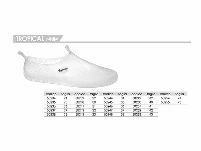 Scarpette tropicalwhite tg.27