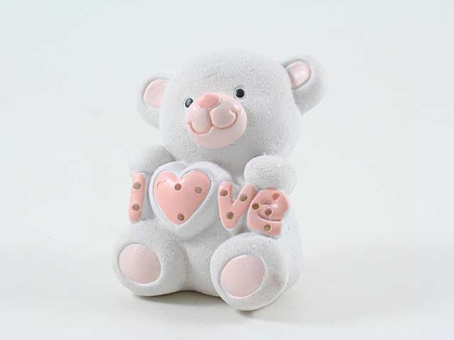 Orso love c/led bimba 11cm rb419/g