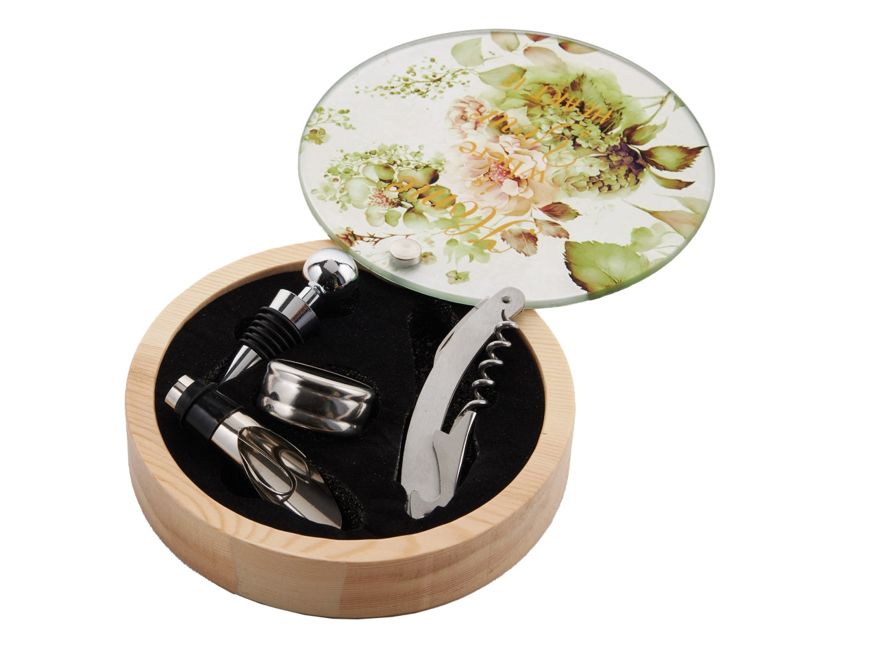 Ortensie set vino tondo diametro 16x3,5 cm