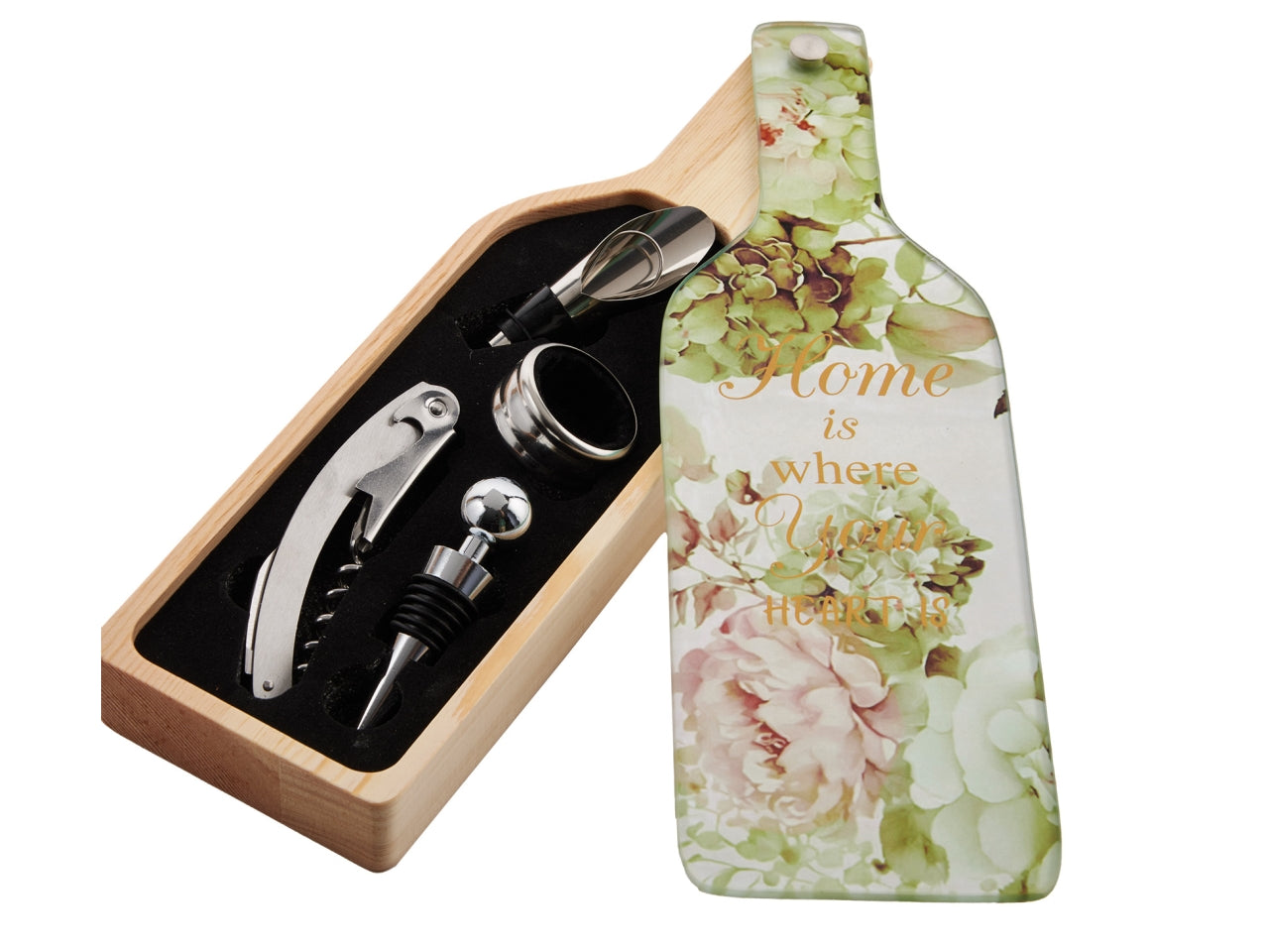 Ortensie set vino 32x7x3,5 cm