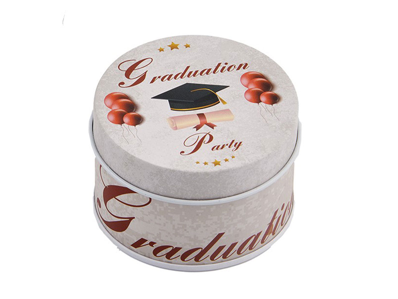 Scatola in latta laurea 6,5x4,5cm