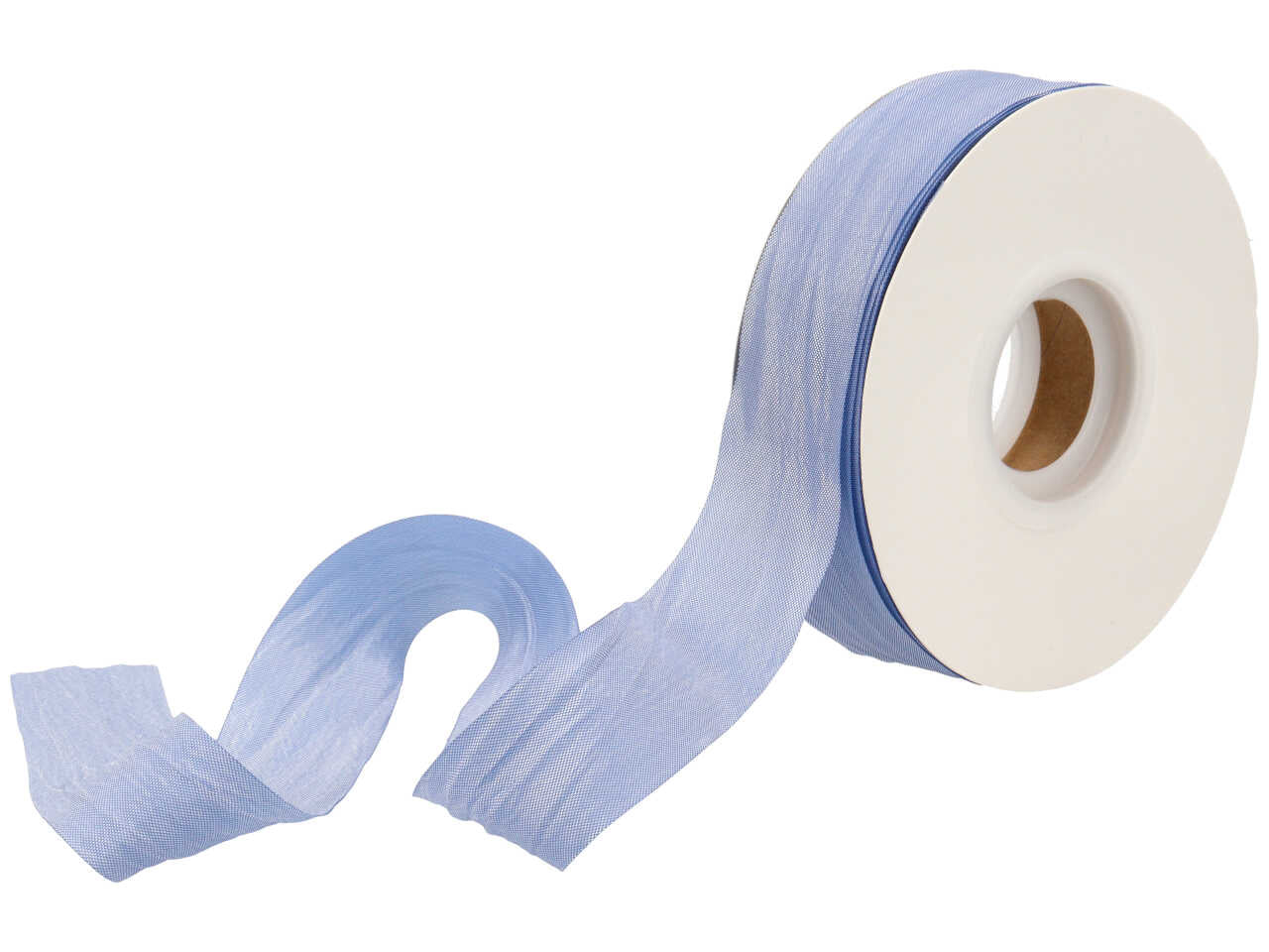 Satin arricciato celeste 25mmx50m