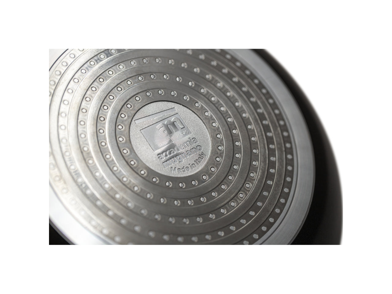 Casseruola in alluminio, antiaderente per induzione con coperchio, Fortezza Protection, 26 cm, Made in Italy - Accademia Mugnano