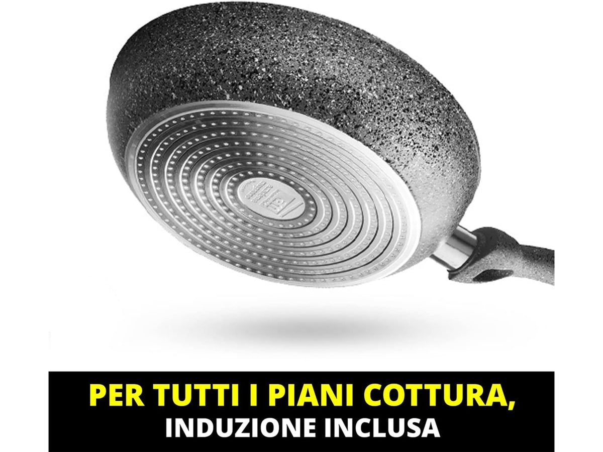 Cuore di pietra padella cm.30 per induzione