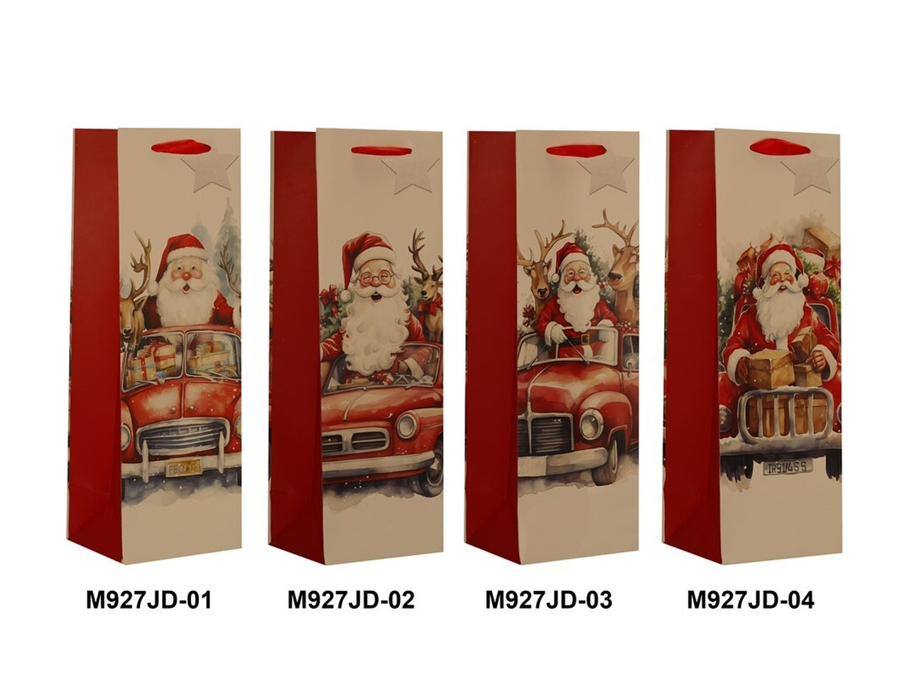 Shopper con soggetti natalizi 36x12x10cm-disponibile in 4 assortimenti