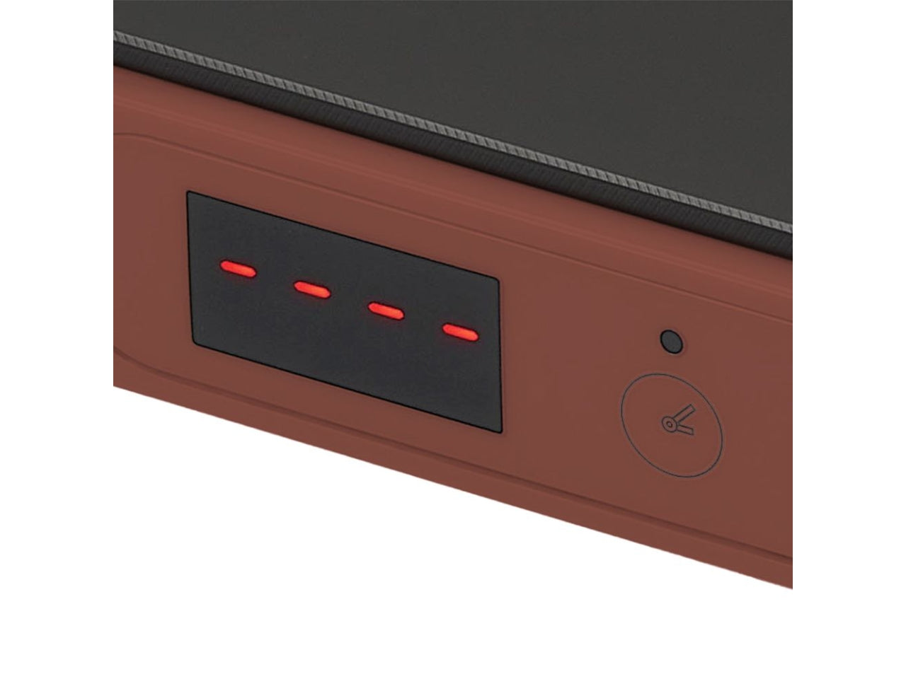 Piastra a induzione, Iridea rosso mela 200-2000W, 31x33 cm - Tognana