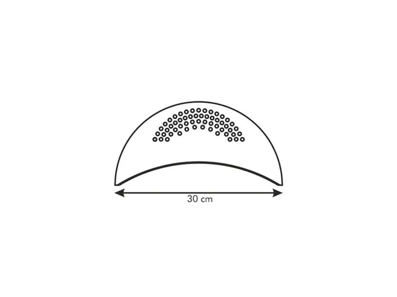 Scolapasta universale in plastica 30x12 cm Tescoma Presto