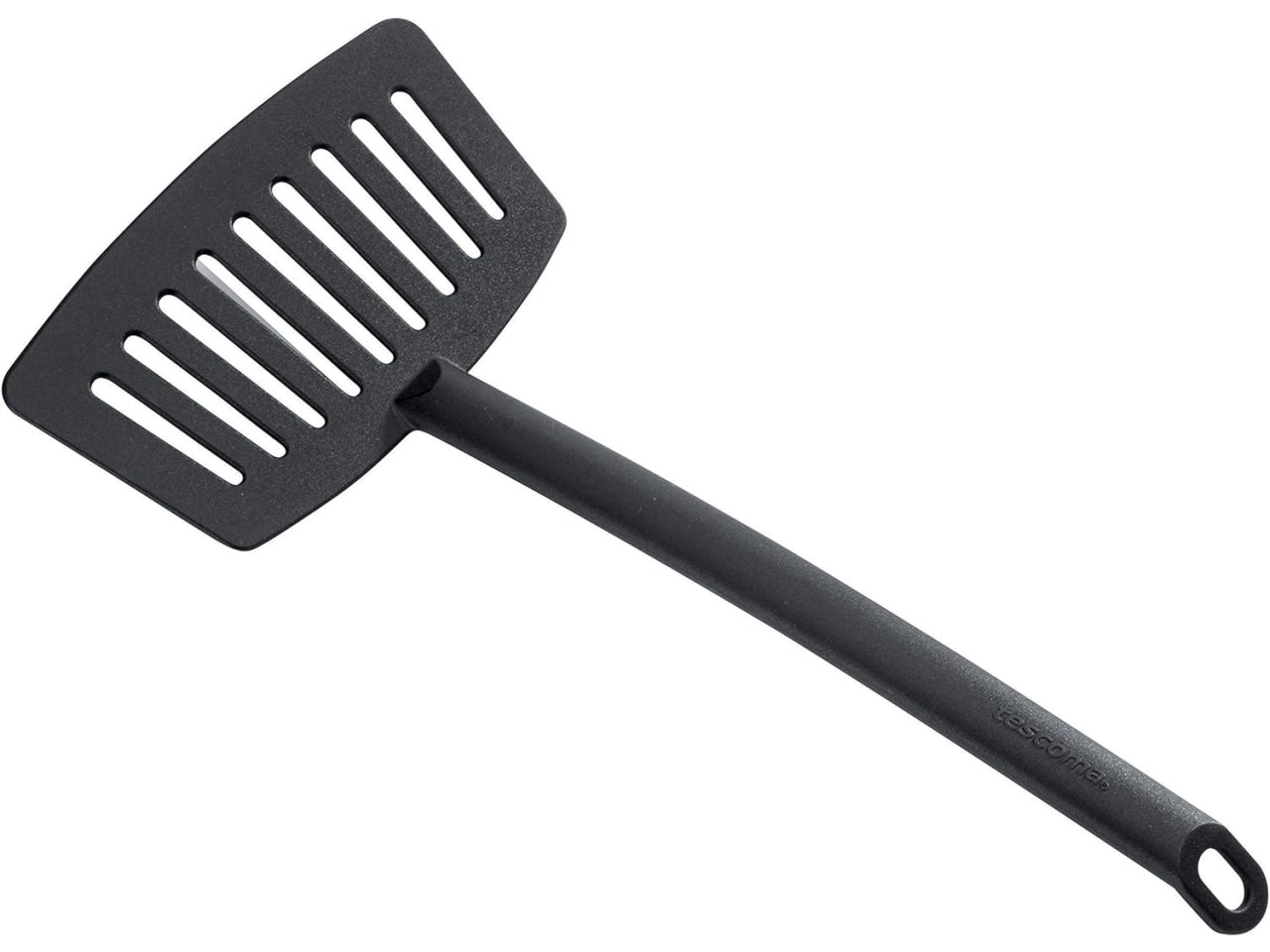 Pala larga forata per pesce in nylon nero 33 cm Tescoma Space