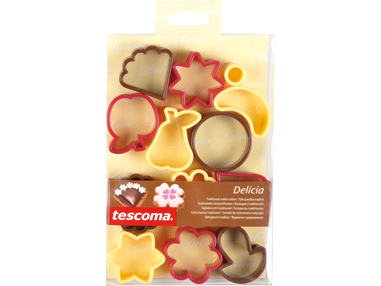 Tagliabiscotti Tradizionali di 4 e 5 cm 13 pezzi Tescoma Delicia