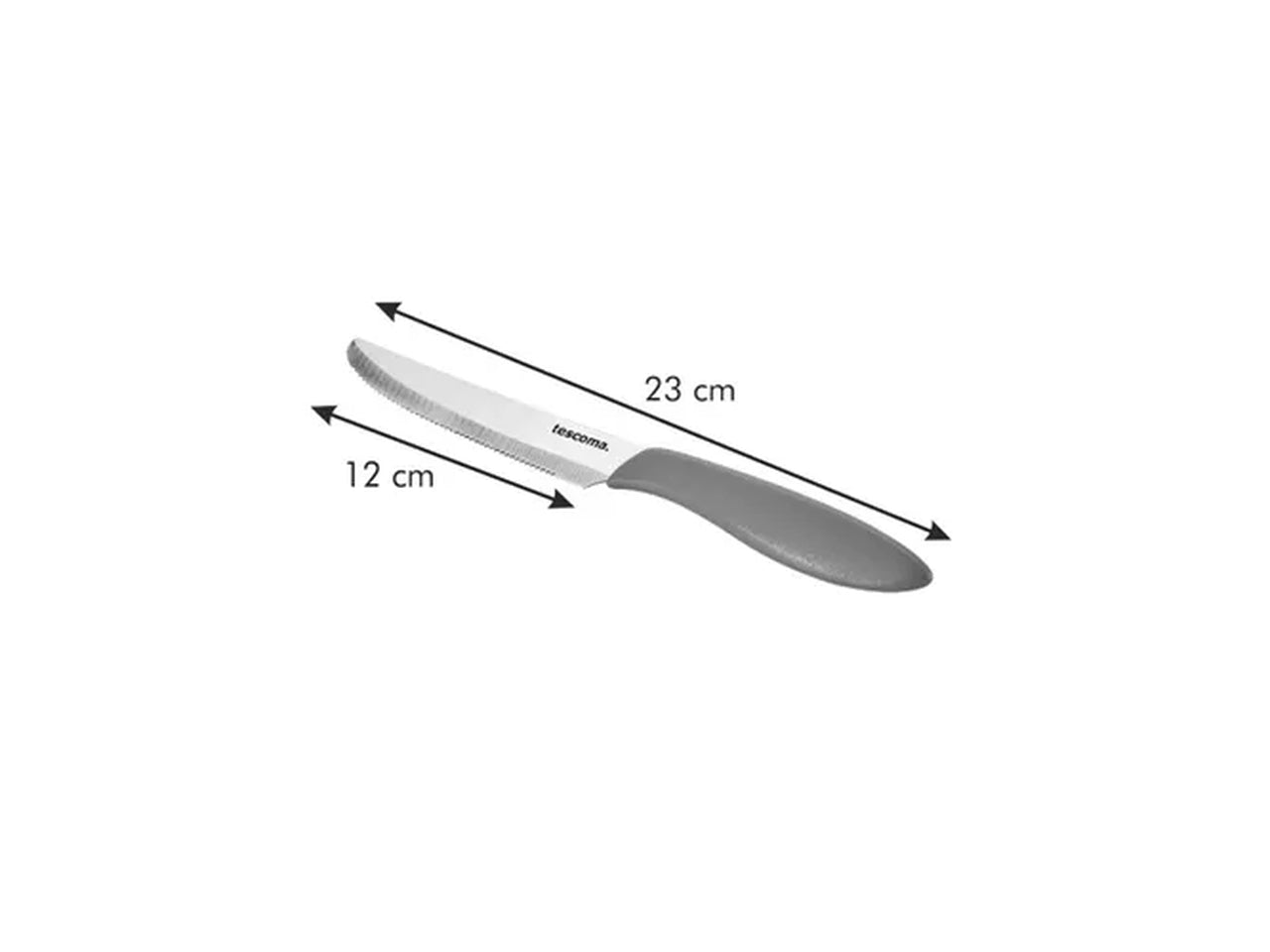 Set 6 coltelli da tavola bianco 12 cm Tescoma Presto