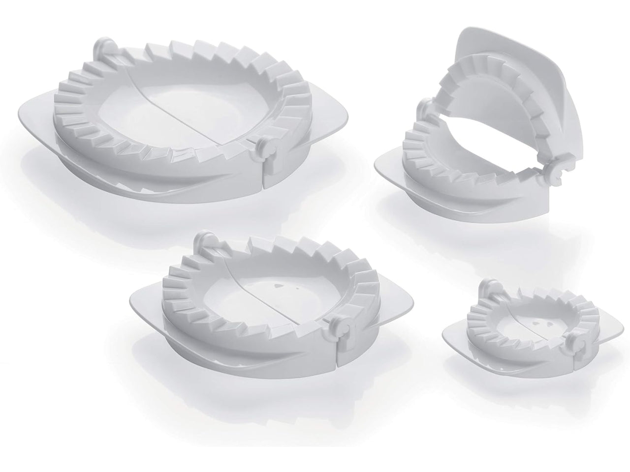 Forme per ravioli panzerotti 4 pezzi 6 8 10 12 cm Tescoma Delicia