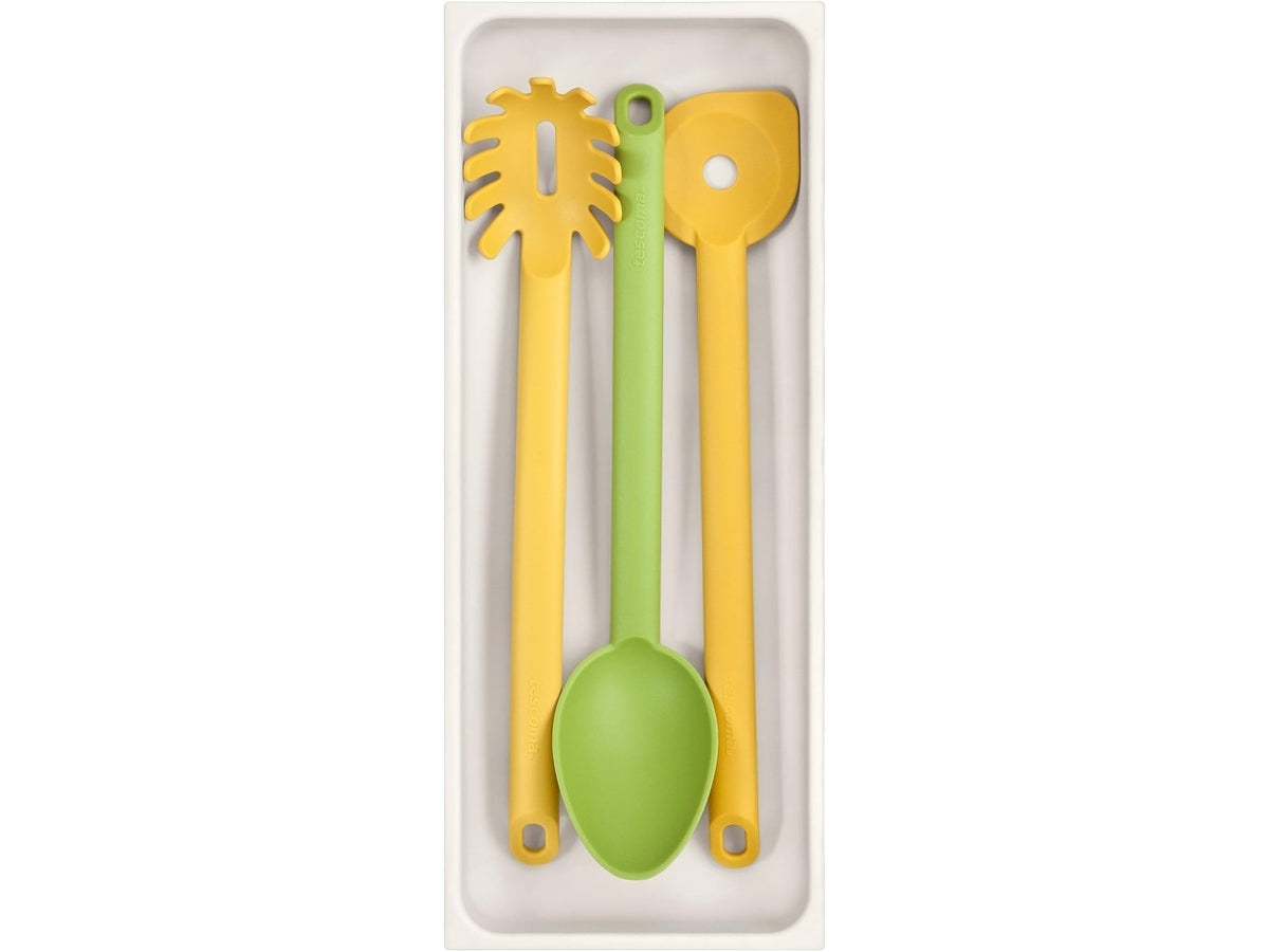 Porta utensili Tescoma Flexispace bianco in plastica 37x14,8 cm