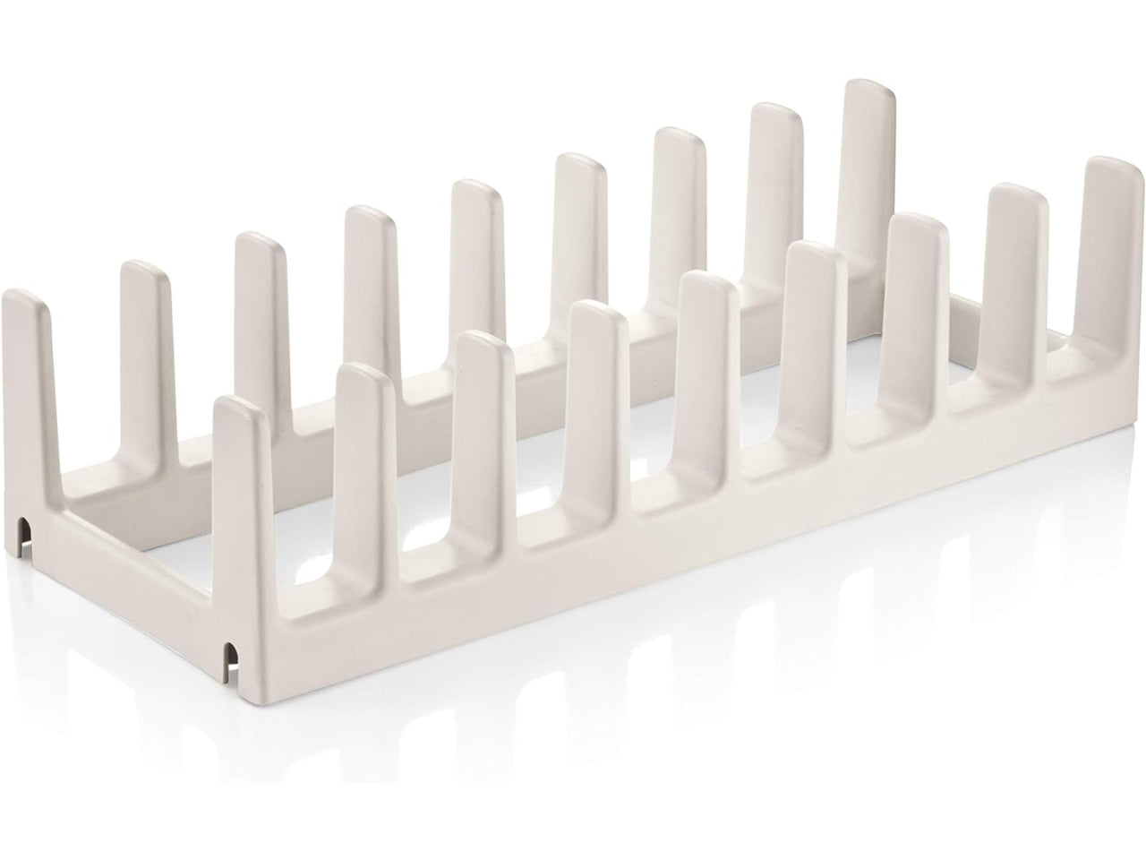 Porta coperchi Tescoma Flexispace bianco in plastica da 8 slot