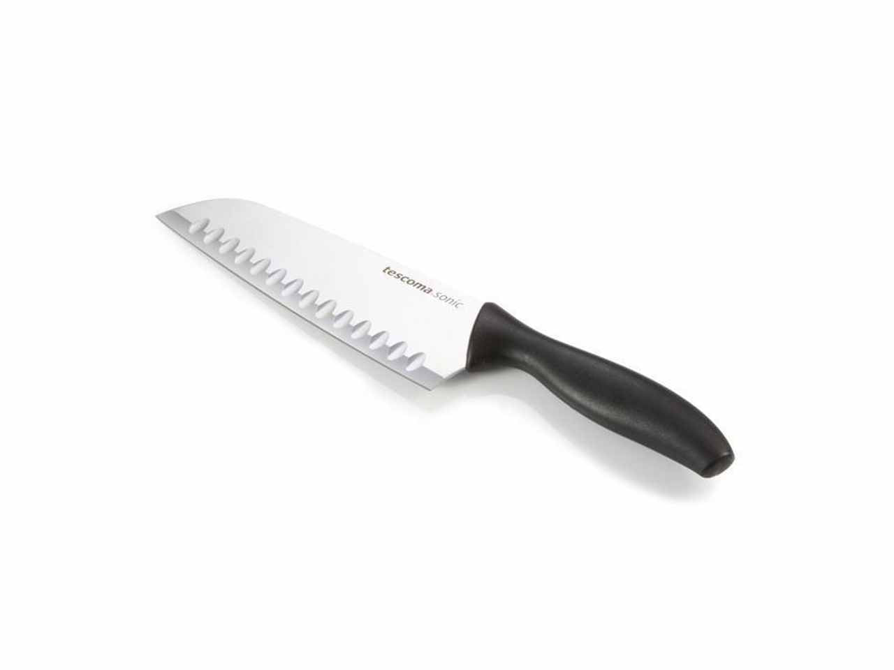 Coltello da cucina santoku in plastica e acciaio inox 16 cm Tescoma