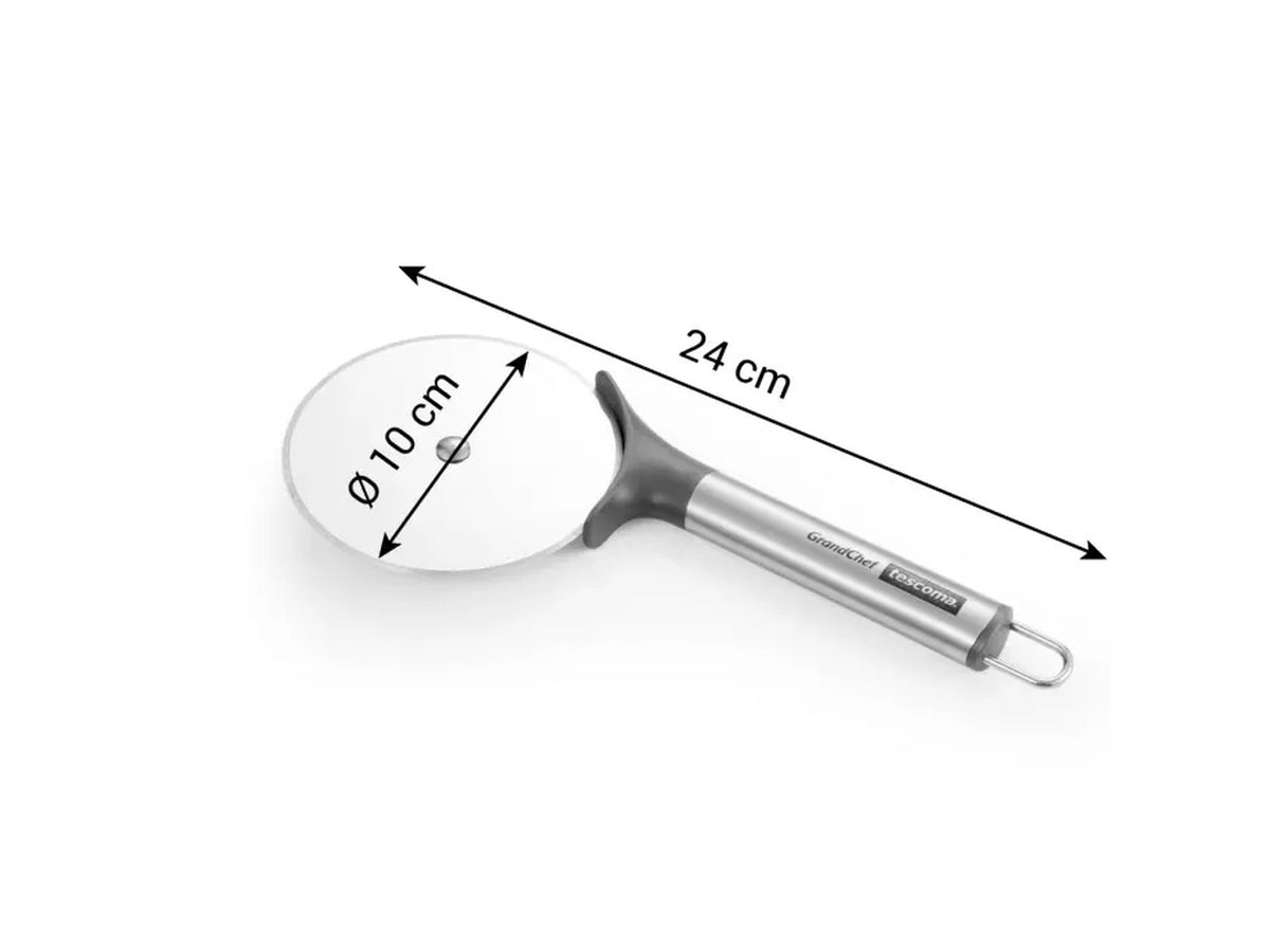 Taglia pizza grande, linea grandchef utensili in acciaio inox, 24 cm - Tescoma
