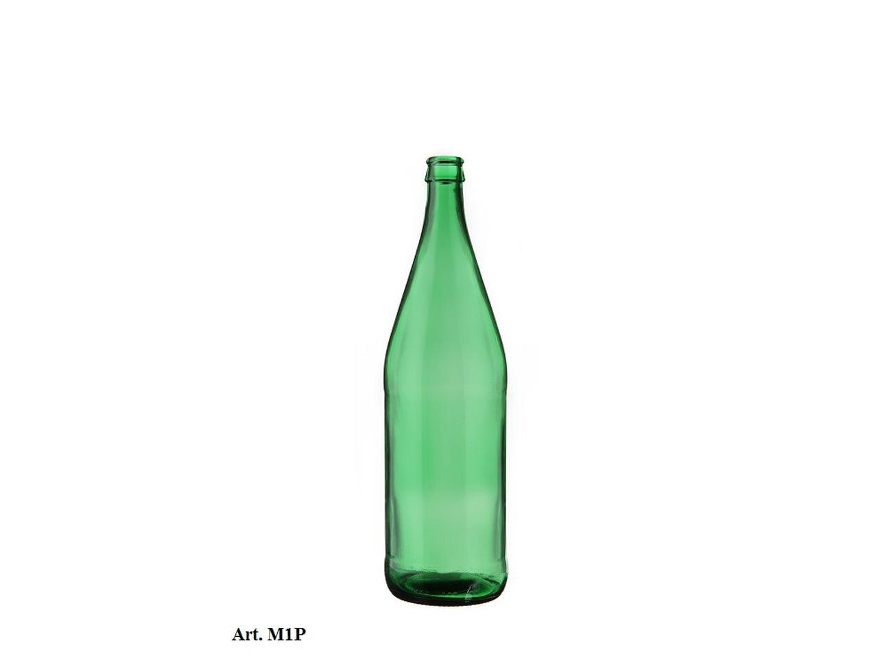Bottiglia per acqua minerale in vetro verde 1lt $