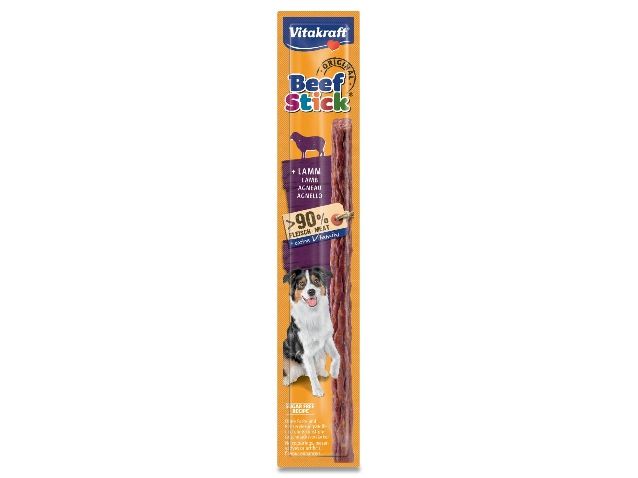 Beef-stick con agnello 12gr snacks per cani