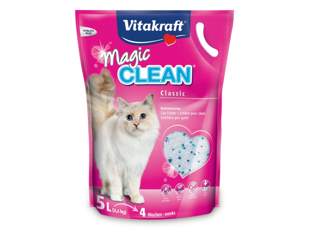 Magic clean lettiera 5lt per gatti