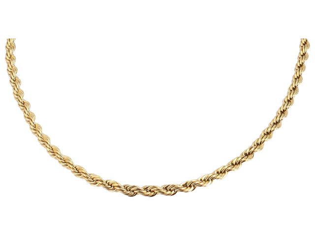 Collana intrecciata acc.iii misura oro