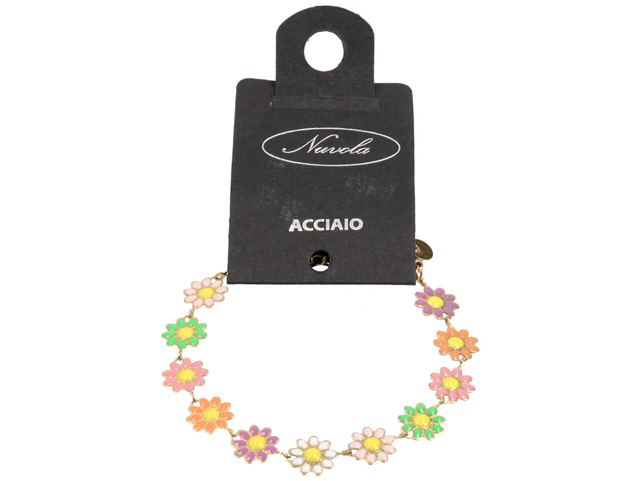 Bracciale margherite m.color oro