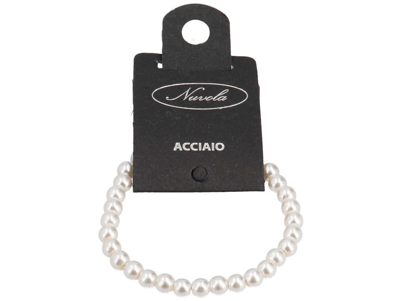 Bracciale oro c/perle 6mm