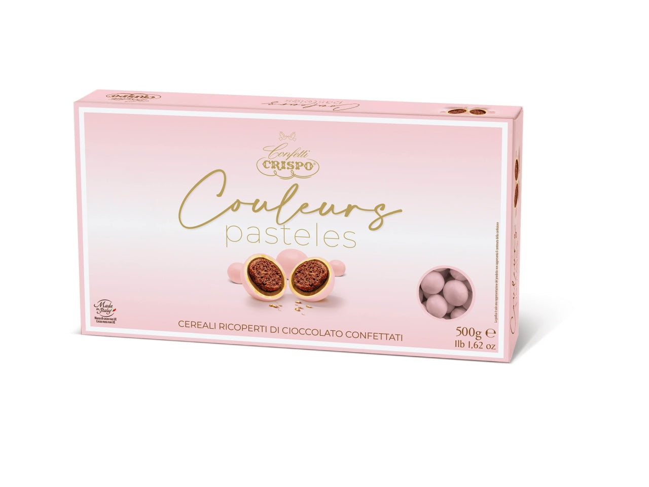 Couleurs pasteles palline di cereali ricoperti di cioccolato colore nude gr.500