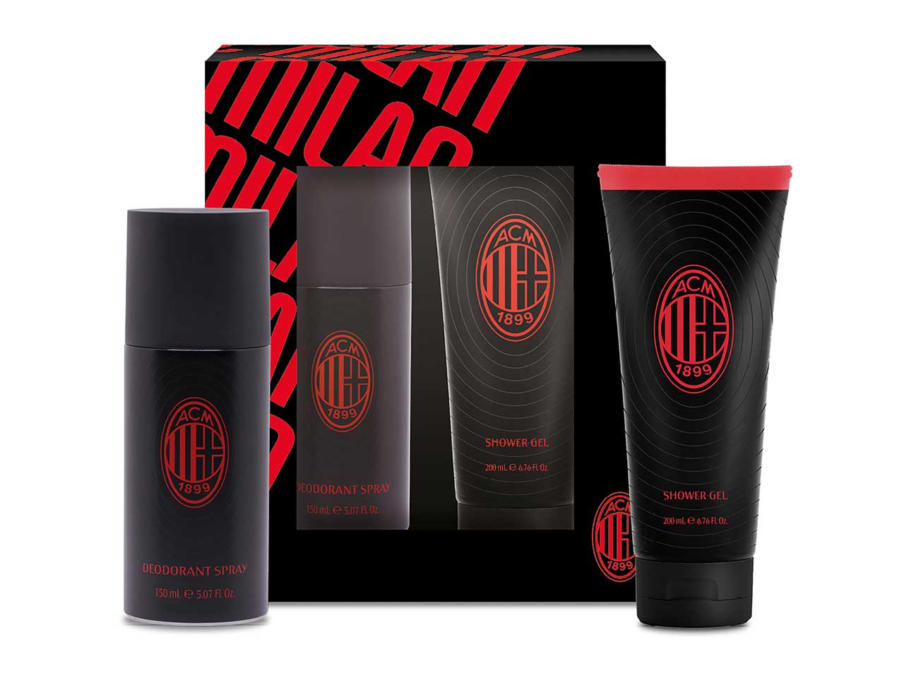 Milan gift set composto da deo 150ml e shower gel  200ml