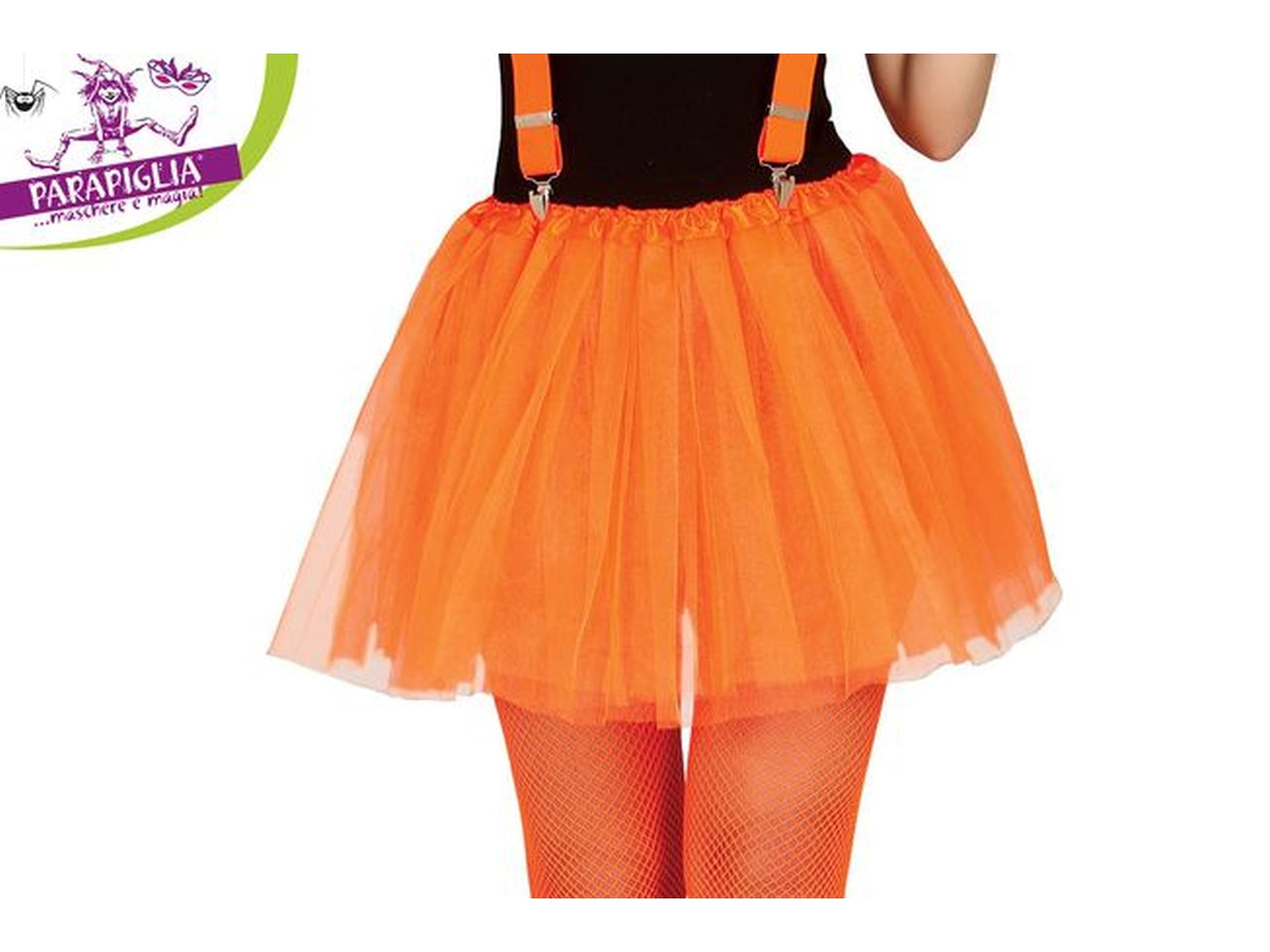 Tutu di colore arancio neon