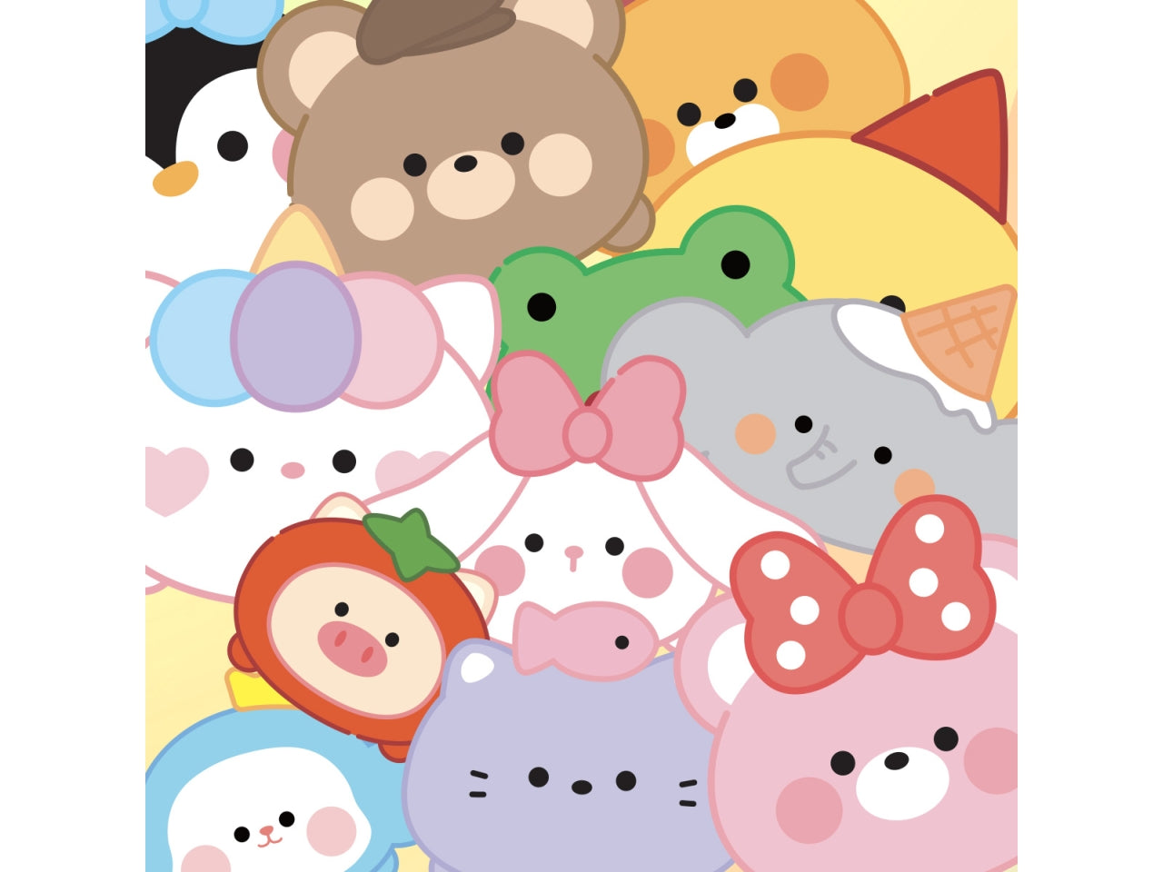 Gommine 3d alta qualita' set 12 pz in boule animal