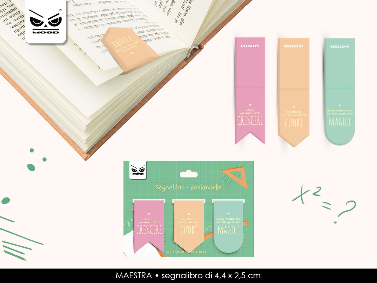 Segnalibro mamma magnetico set 3 pz.