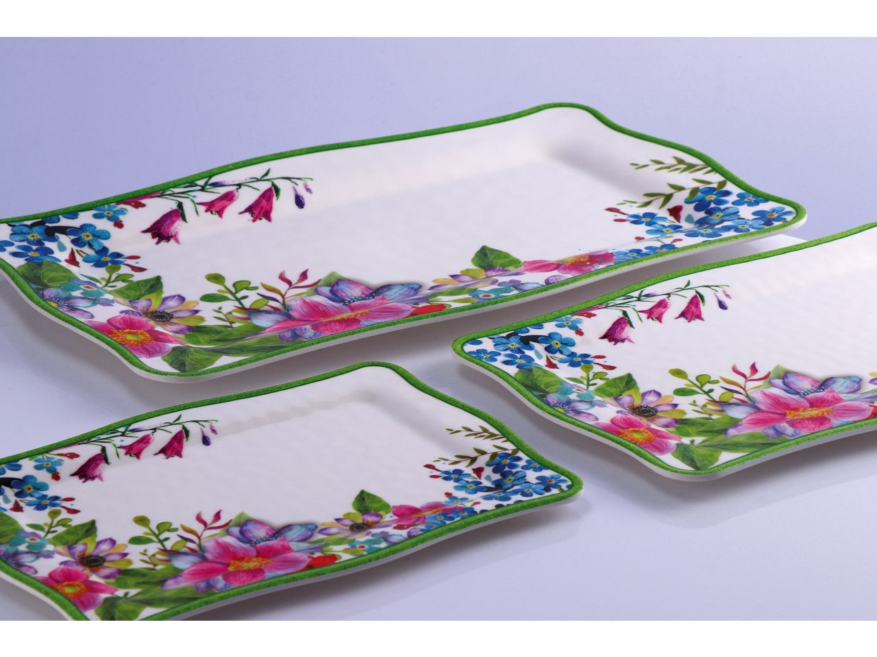 Shia vassoio rettangolare melamina 30x21xh2 cm