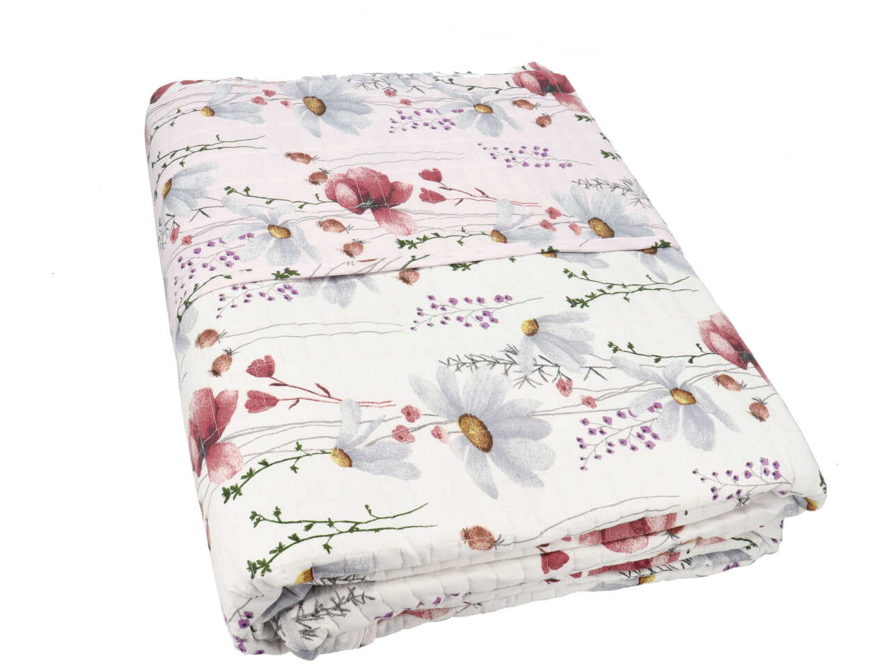 Marida quilt stampato per letto a 2 piazze rosa