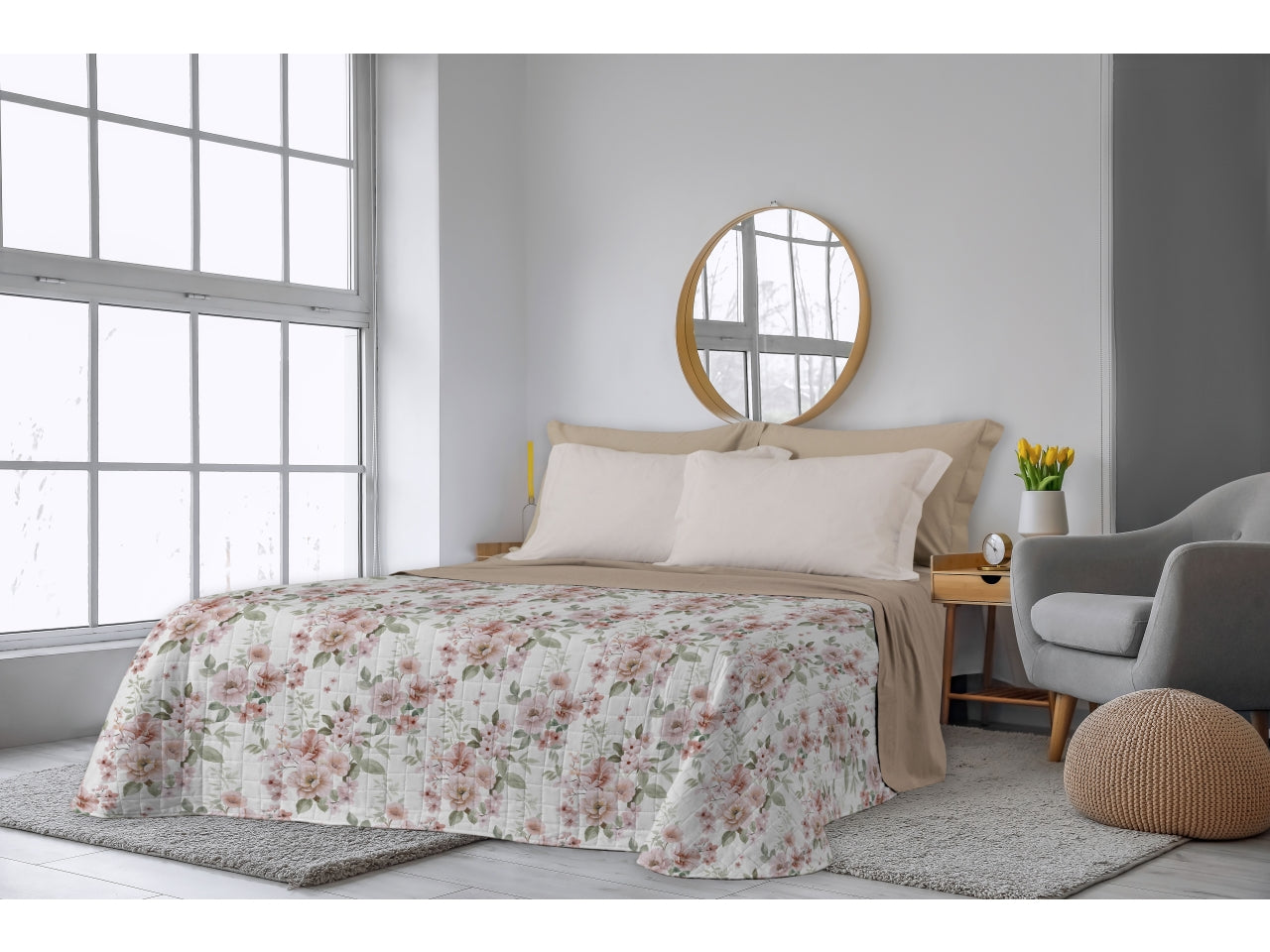 Anastasia quilt stampato per letto a 2 piazze assortiti